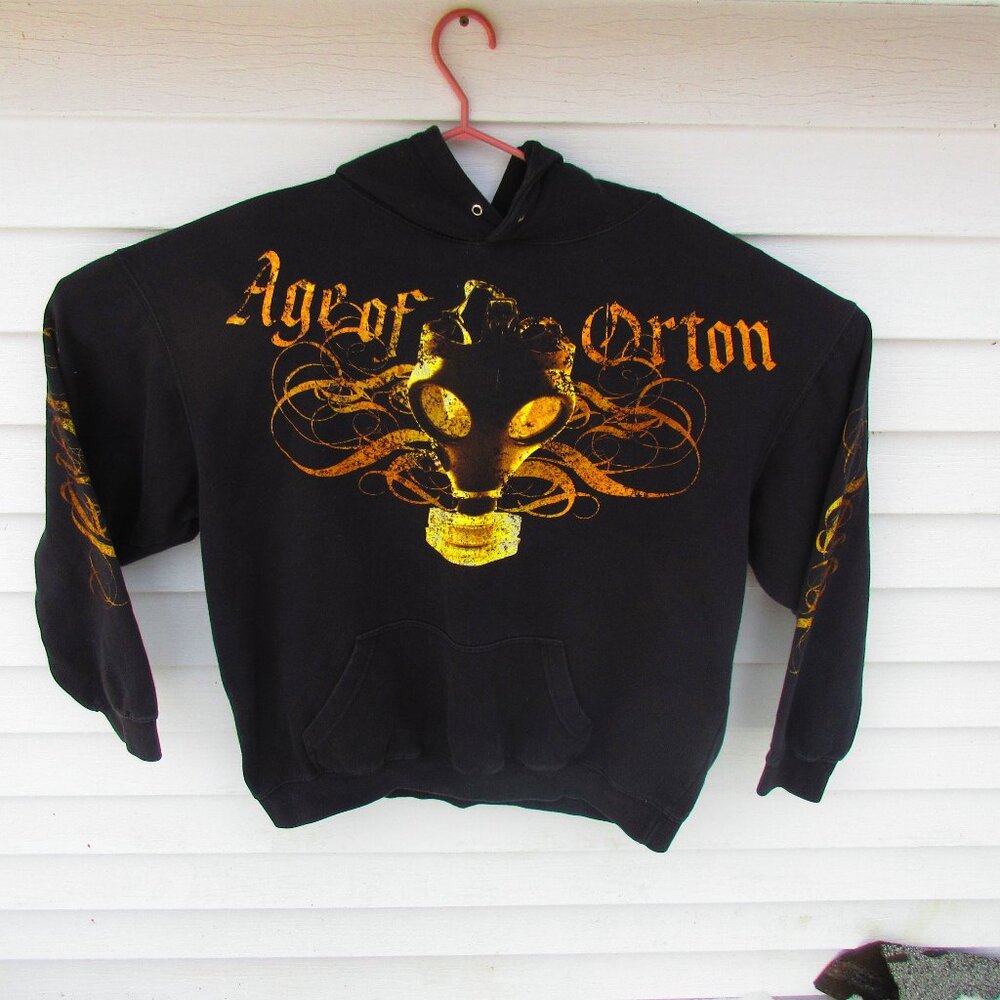 Age of Randy Orton RKO Men's Black Two Sided HOODIE Size XXL